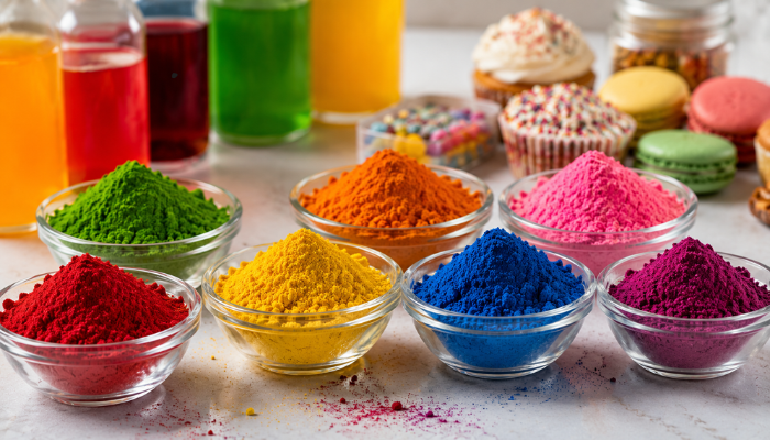 Synthetic food colours supplier in Parangua